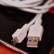 Кабель mini USB (male) штекер - USB-A (male) штекер, длина 1,8 метра, белый (PE пакет)  REXANT | Фото 7