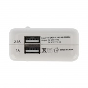 Сетевое зарядное устройство 2xUSB,  переходник+адаптер (СЗУ) (5 V, 2100 mA+1000 mA) REXANT | Фото 4