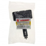 Разветвитель автоприкуривателя 2 гнезда 1хUSB (5 V 1000 mA) REXANT | Фото 3
