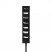 Разветвитель USB на 7 портов черный REXANT | Фото 1