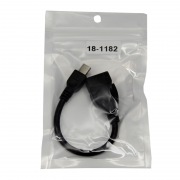 USB кабель OTG micro USB на USB шнур 0.15 м черный REXANT | Фото 1