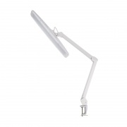 Настольная лампа на струбцине 84 LED, регулятор яркости, белая REXANT | Фото 1