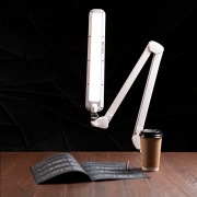 Настольная лампа на струбцине 90 LED, сенсорный регулятор яркости, белая REXANT | Фото 2