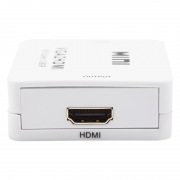 Конвертер VGA + Стерео 3,5 мм на HDMI, пластик, белый REXANT | Фото 3