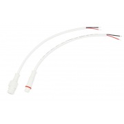 Соединительный кабель (2pin) герметичный (IP67) 2х0. 35мм² 300V белый | Фото 1