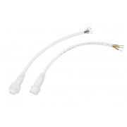 Соединительный кабель (4pin) герметичный (IP67) 4х0.75мм² 300V белый | Фото 1