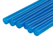 Клеевые стержни REXANT, Ø7 мм, 100 мм, синие, 6 шт., блистер | Фото 2