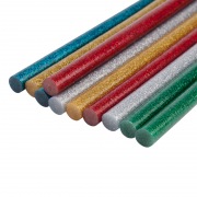 Клеевые стержни REXANT, Ø11 мм, 270 мм, цветные с блестками, 10 шт., хедер | Фото 2