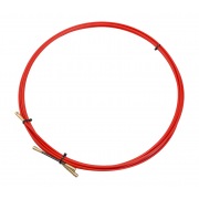 Протяжка кабельная REXANT (мини УЗК в бухте), стеклопруток, d=3,5 мм 5 м, красная | Фото 1