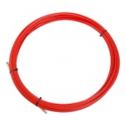 Протяжка кабельная REXANT (мини УЗК в бухте), стеклопруток, d=3,5 мм, 20 м, красная | Фото 1