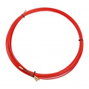 Протяжка кабельная REXANT (мини УЗК в бухте), стеклопруток, d=3,5 мм 10 м, красная | Фото 1