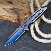 Нож складной полуавтоматический REXANT Blue | Фото 1