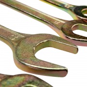 Набор ключей рожковых REXANT (6х7-30х32 мм), 12 шт., желтый цинк | Фото 2