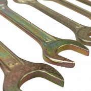 Набор ключей рожковых REXANT (6х7-20х22 мм), 8 шт., желтый цинк | Фото 3