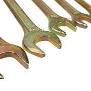 Набор ключей рожковых REXANT (6х7-16х17 мм), 6 шт., желтый цинк | Фото 2