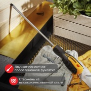 Отвертка шлицевая SL 6х200 мм, двухкомпонентная рукоятка REXANT | Фото 1