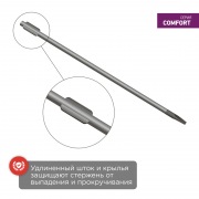 Отвертка шлицевая SL 5х150 мм, двухкомпонентная рукоятка REXANT | Фото 3