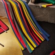 Термоусаживаемые трубки REXANT 12,0/6,0 мм, набор пять цветов, упаковка 50 шт. по 1 м | Фото 1