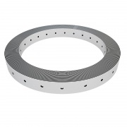 Лента полоса монтажная оцинкованная прямая, перфорированная тарная REXANT 20х0,55 мм, рулон 25 м | Фото 1