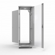19" Напольный шкаф Rexant серии Standart 22U 600х1000 мм, передняя дверь стекло, задняя дверь металл, RAL 7035 (состоит из 3 частей) | Фото 2