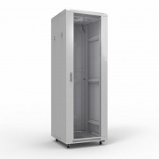 19" Напольный шкаф Rexant серии Standart 22U 600х1000 мм, передняя дверь стекло, задняя дверь металл, RAL 7035 (состоит из 3 частей) | Фото 4