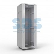 19" Напольный шкаф Rexant серии Standart 22U 600х800 мм, передняя и задняя дверь перфорация, RAL 7035 (состоит из 2 частей) | Фото 4