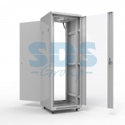 19" Напольный шкаф Rexant серии Standart 22U 600х800 мм, передняя и задняя дверь перфорация, RAL 7035 (состоит из 2 частей) | Фото 6