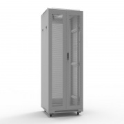 19" Напольный шкаф Rexant серии Standart 42U 600х600 мм, передняя и задняя распашные перфорированные двери, RAL7035 (состоит из 2 частей) | Фото 1