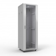 19" Напольный шкаф Rexant серии Standart 47U 600х800 мм, передняя дверь стекло, задняя дверь металл, RAL 7035 (состоит из 2 частей) | Фото 2
