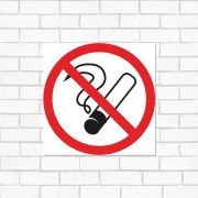 Табличка ПВХ информационный знак «Курить запрещено» 200х200мм REXANT | Фото 1