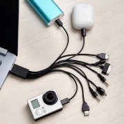 USB-кабель 10 в 1: 5P/5P/DC2.0/micro USB/DC4.5/DC3.5/Type-С/Samsung G600/iPhone4/micro USB | Фото 2