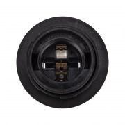 Патрон пластиковый термостойкий подвесной с кольцом Е27, черный REXANT | Фото 4