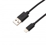 Кабель REXANT USB-Lightning 2 А, 1 м, черный ПВХ | Фото 2