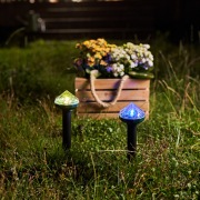 Набор отпугивателей кротов с садовым фонариком (R20*2 кристалл) REXANT | Фото 1