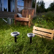 Набор отпугивателей кротов с садовым фонариком (R20*2 камень) REXANT | Фото 6