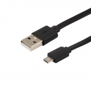 Кабель USB-micro USB/2,4A/PVC/black/1m/REXANT | Фото 3