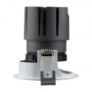 Светильник встраиваемый поворотный REXANT Horeca Dark Light с антиослепляющим эффектом 12 Вт 4000 К Ring LED WHITE | Фото 4