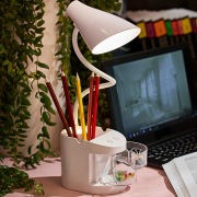 Светильник настольный REXANT Click Shift с ночником, на основании, LED, 6 Вт, 4000 К, диммируемый 3 ступени, заряжаемый (автономный режим 3 часа) | Фото 1