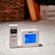 Электронный термометр с часами и беспроводным выносным датчиком | Фото 13