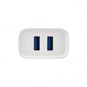Сетевое зарядное устройство REXANT 2 x USB, 5V, 2.4 A, белое | Фото 3