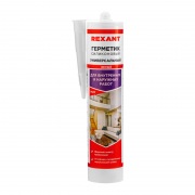 Герметик силиконовый универсальный REXANT 280 мл белый | Фото 2