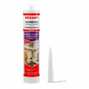 Герметик силиконовый универсальный REXANT 280 мл белый | Фото 3