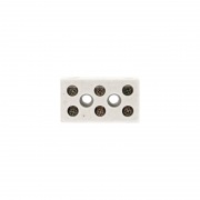 Клемма керамическая винтовая КВ 12 мм² 3 пары контактов с крепежным отверстием (45 шт./уп.) REXANT | Фото 2