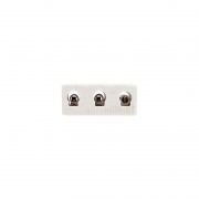 Клемма керамическая винтовая КВ 12 мм² 3 пары контактов с крепежным отверстием (45 шт./уп.) REXANT | Фото 3