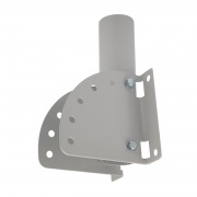 Кронштейн для консольного светильника КР-3.1 накладного монтажа или под бандажную ленту с переменным углом серый (сталь 2 мм, 230х150х150, Ø 51) REXANT | Фото 2