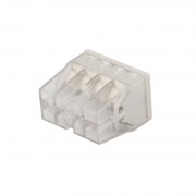 Экспресс-клемма REXANT СМК 2273-208, 8-проводная 0.5-2.5 мм², прозрачная (50 шт./уп.) | Фото 1