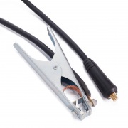 Сварочный кабель с клеммой заземления REXANT 16 мм² 200 А СКР 10-25 3 м | Фото 1