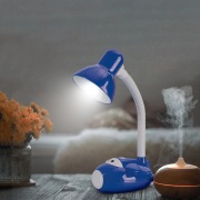 Светильник настольный REXANT Смелый Летчик на основании, с цоколем Е27, 60 Вт, цвет синий | Фото 1