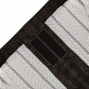Дверная противомоскитная сетка черная
 (магниты пришиты по всей длине сетки!) | Фото 3