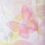 Дверная антимоскитная сетка цвет с цветами
 (магниты пришиты по всей длине сетки!)  | Фото 4